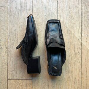 Cool Zara Heeled Loafers